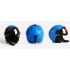 Lyžařská helma se štítem modrá