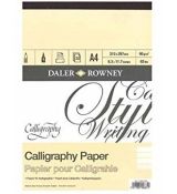 Daler-Rowney Calligraphy Pad 90 g/m2, A4, 32 listů