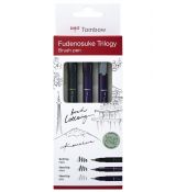 Tombow Fudenosuke Trilogy - sada 3 ks brush penů