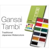 Akvarelové barvy Gansai Tambi - jednotlivé barvy