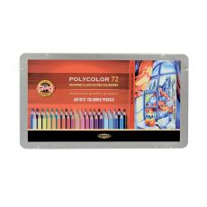 Pastelky Koh-i-noor Polycolor 72 ks v plechu