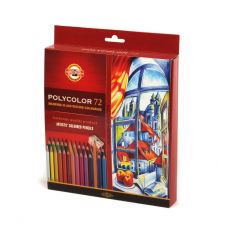 Pastelky Koh-i-noor Polycolor 72 ks v papírové krabici