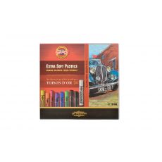 Pastely Koh-i-noor TOISON D'OR Extra Soft Pastels - kulaté