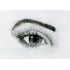 Oko je vykresleno tužkou Art Design 9B, tenčí línie jsou kresleny tužkou Graduate tvrdosti B. Autor Lenka H.