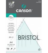 Skicák Canson Bristol A4 (250g/m2, 20 archů)