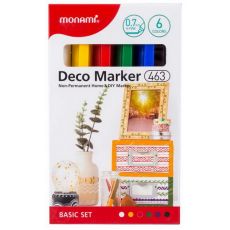 Monami Deco Marker 463 - popisovač na vodní bázi - sady