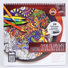Hudební omalovánky s pastelkami Koh-i-noor Polycolor