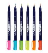 Tombow Fudenosuke Brush Pen - neon - tvrdost 1 HARD
