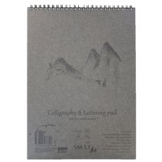 Skicák SMLT Art Calligraphy And Lettering pad, gramáž 100 gsm, kroužková vazba