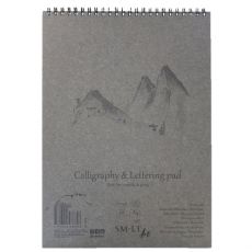 Skicák SMLT Art Calligraphy And Lettering pad, gramáž 100 gsm, kroužková vazba