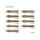 Manuscript Leonardt Round Hand Nibs - plochá kaligrafická perka