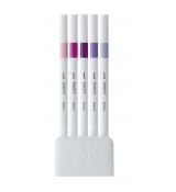 Uni EMOTT color liner fine 0,4 mm, sada FLORAL č. 7, 5 ks