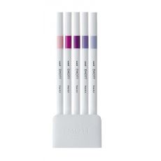 Uni EMOTT color liner fine 0,4 mm, sada FLORAL č. 7, 5 ks