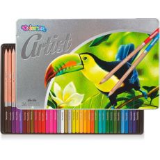 Pastelky Colorino Artist 36 v plechové krabičce