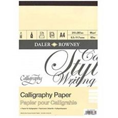 Daler-Rowney Calligraphy Pad 90 g/m2, A4, 32 listů