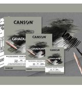 Skicák Canson Graduate Mixed Media Grey 30 listů, 220 gsm