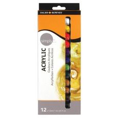 Daler-Rowney Simply Acrylic Set - 12 ml