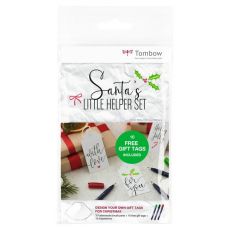 Tombow Santa's Little Helper Set - sada s Fudenosuke fixami