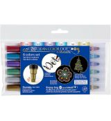 ZIG CLEAN COLOR DOT Metallic sada 6ks