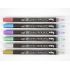 ZIG CLEAN COLOR DOT Metallic sada 6ks