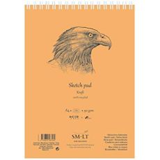 Skicák SMLT Art Sketch Pad Kraft, 60 listů gramáž 90 gsm, kroužková vazba