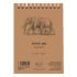 Skicák SMLT Art Natural Brown Sketch, 80 listů, gramáž 135 gsm, kroužková vazba