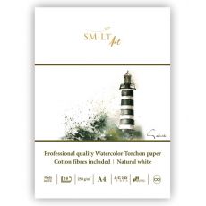 Skicák SMLT Art Professional quality Watercolor paper Torchon, gramáž 250 gsm, lepený