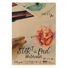 Skicák SMLT Art Start Pad Watercolor, gramáž 240 gsm, 20 listů, lepený