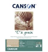 Skicák Canson "C" á grain okrový 30 listů, 250 gsm