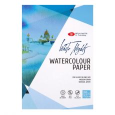 Skicák White Nights Watercolour Paper, 15 listů, 280 g/m2