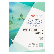 Skicák White Nights Watercolour Paper, 10 listů, 300 g/m2