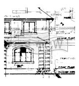 Plastová šablona Architektura 15x15 cm