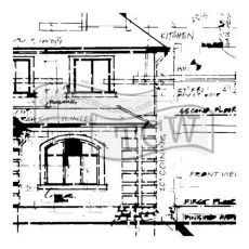 Plastová šablona Architektura 15x15 cm