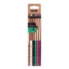 Pastelky Milan Copper Black Wood - 6 ks