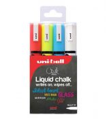 Uni Chalk PWE5M křídový popisovač - sada 4 kusů
