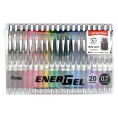 Pentel EnerGel BL77 0,7 mm sada 20 barev