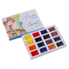 Neva Palette - Sonet- akvarelové barvy v papírové krabičce