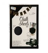 Chalk sheets - křídové samolepící listy 12 ks A5