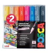 Posca PC-1M popisovač sada SUMMER 6+2