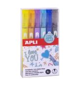 APLI Out line markers sada 6 ks