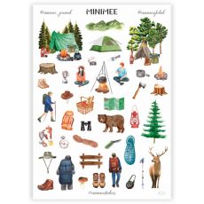 Samolepky MINIMEE journal - Turistika