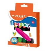 Plastové pastelky Y-Plus Peanut pro nejmenší děti