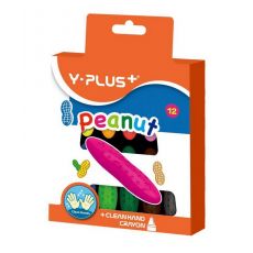 Plastové pastelky Y-Plus Peanut pro nejmenší děti