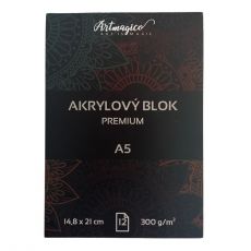 Artmagico Akrylový blok 12 listů, 300 gsm