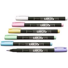 Tombow Fudenosuke Brush Pen - pastel - tvrdost 2 SOFT