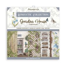 Stamperia Garden House - sada papírů pro Scrapbooking 20x20 cm