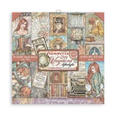 Stamperia Lady Vagabond lifestyle - sada papírů pro Scrapbooking 20x20 cm