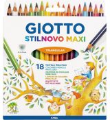 Pastelky Giotto Stilnovo Maxi 18 ks trojhrané