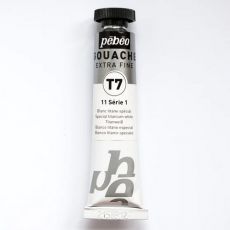 Pebeo T7 Extra Fine Gouache 20 ml - Special titanium white