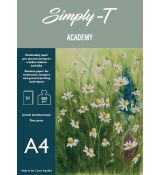 Simply-t ACADEMY akvarelový skicák lepený, 300 gsm